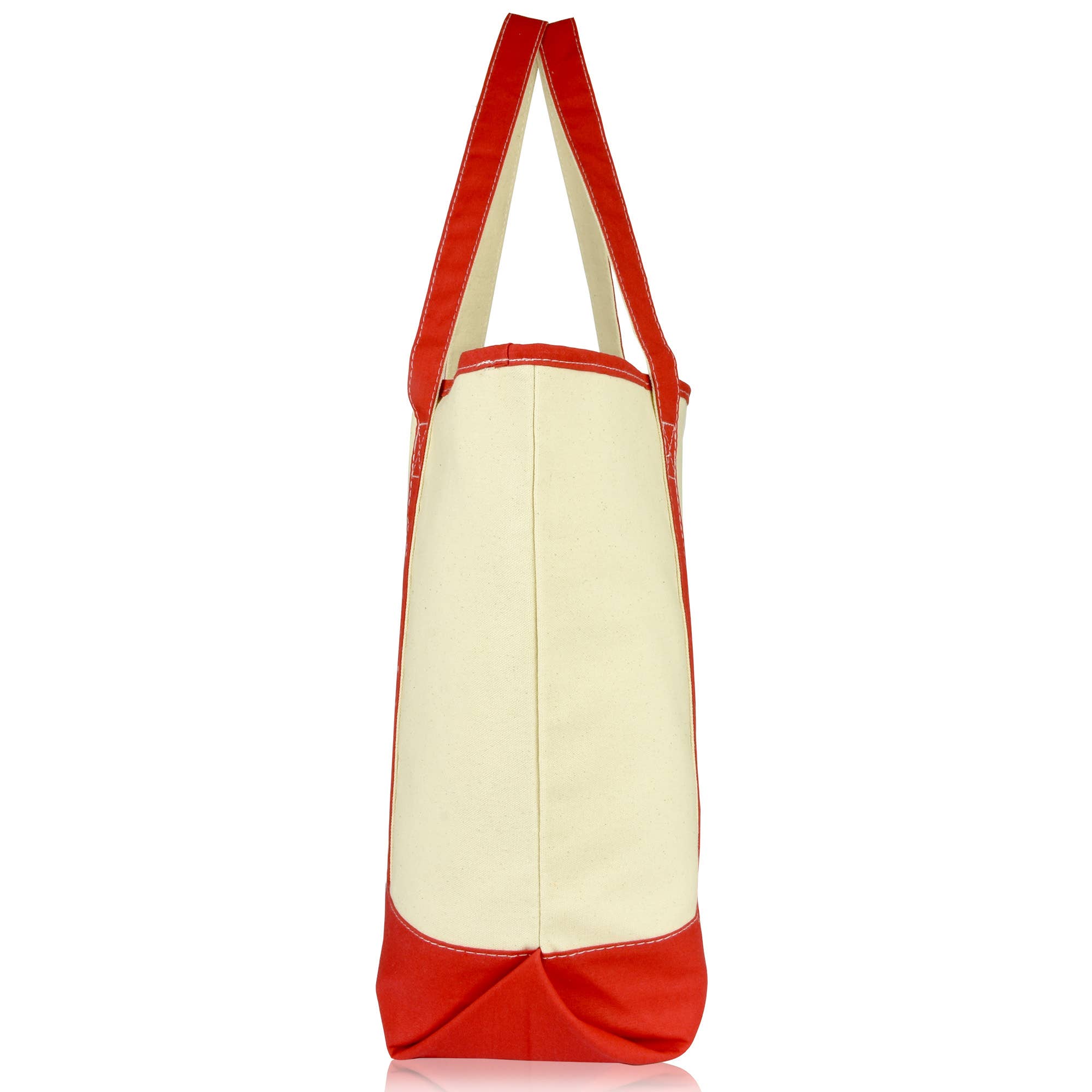 Dalix - Wholesale Tote Bag - Women's - DALIX 22" Open Top Heavy Duty Deluxe Tote Bag Outer Pocket49