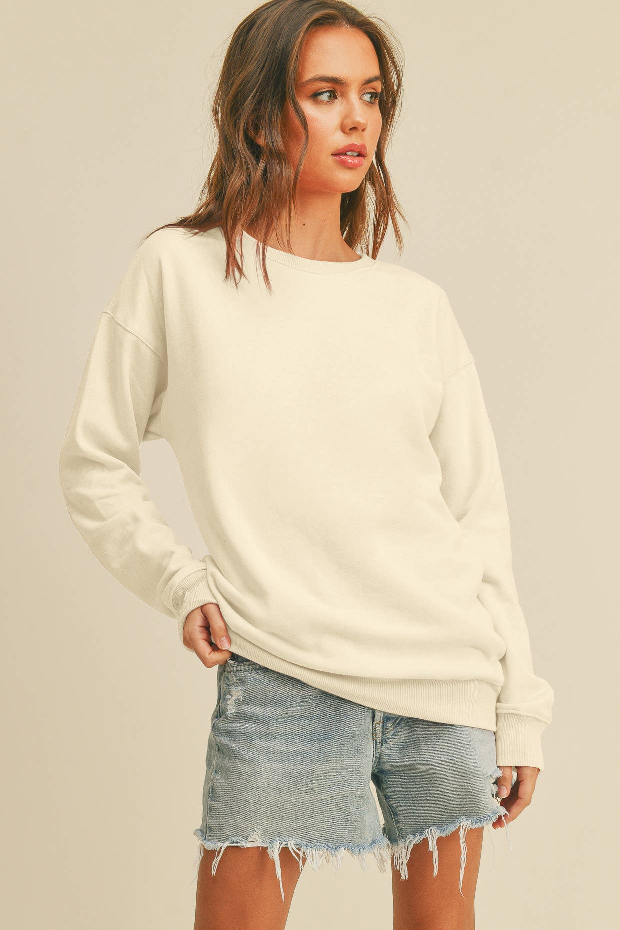 Honestee - Wholesale Sweatshirt - Women's - Blank Long Sleeve Sweatshirt21