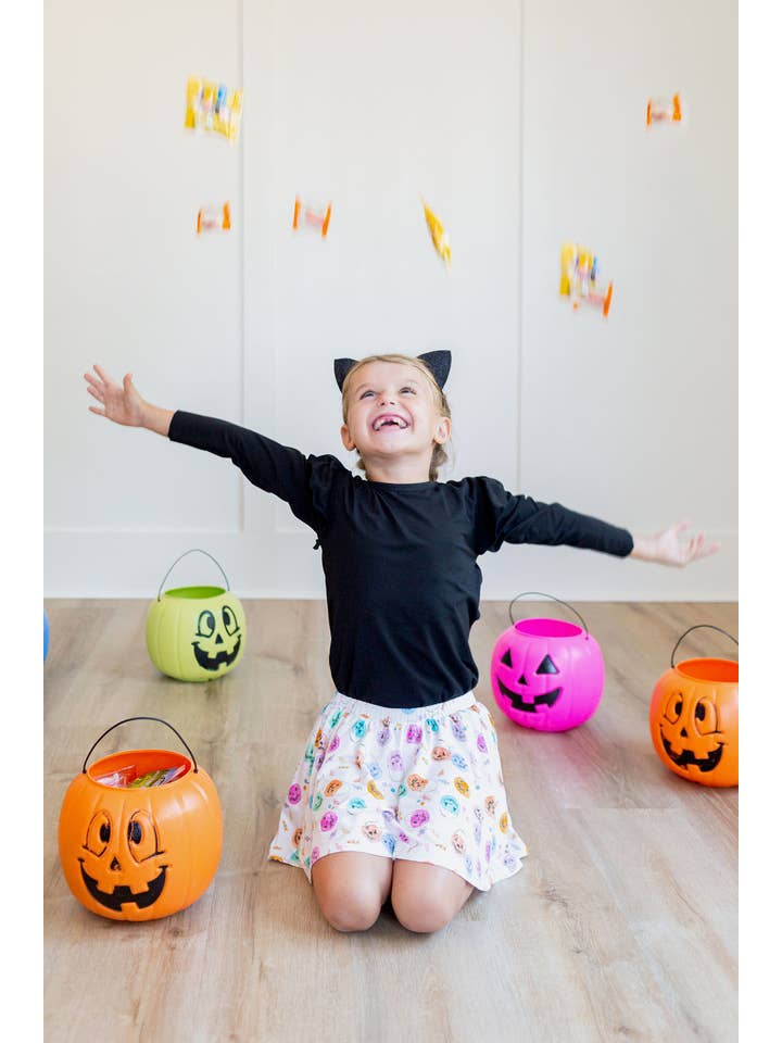 Sweet Bay Clothing - Venta al por mayor Falda pantalón - Niños y bebés - Jack-o-Lantern Short