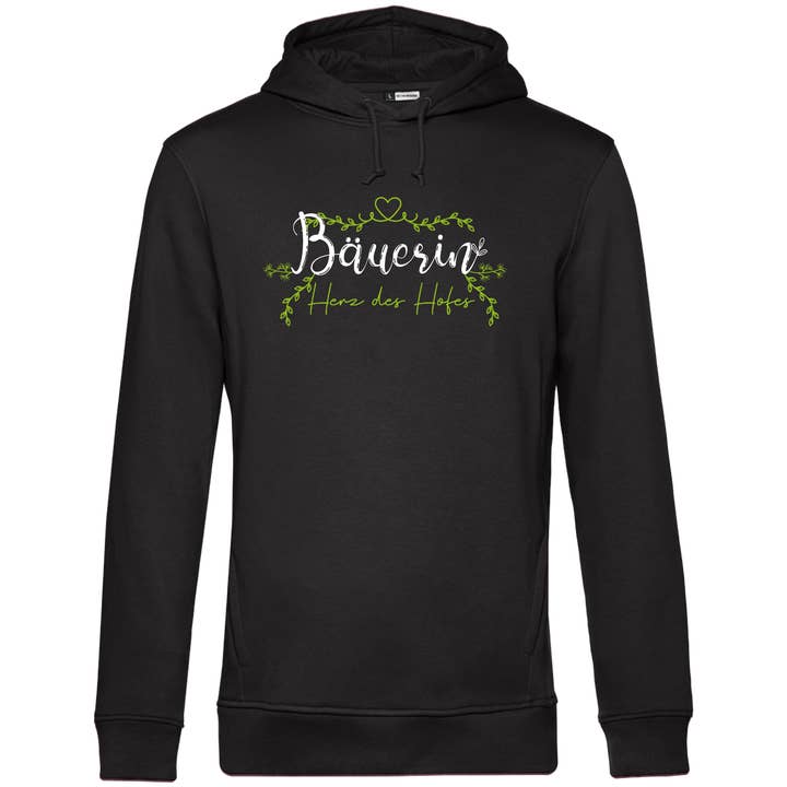 Bäuerin, Herz des Hofes - Unisex Hoodie Bio für den Großhandel von Südtiroler Stiebele