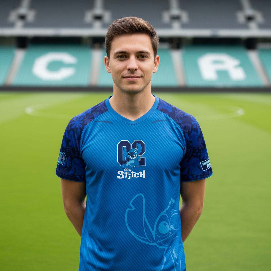 COTTON DIVISION - Wholesale T-Shirt - Men's - Pop Culture Soccer Jersey Stitch 263