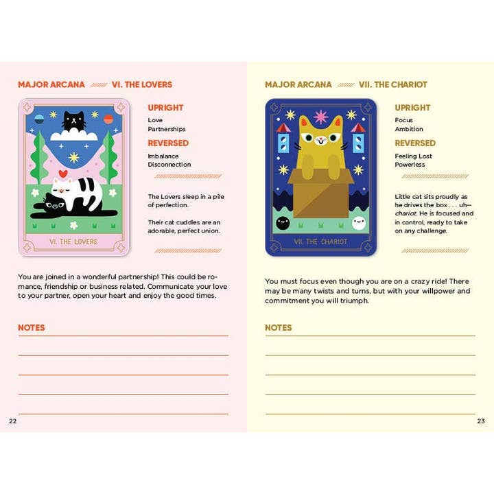 Hachette Book Group - Wholesale Tarot Cards - Mystic Cats Tarot: A 78-Card Deck and Guidebook10