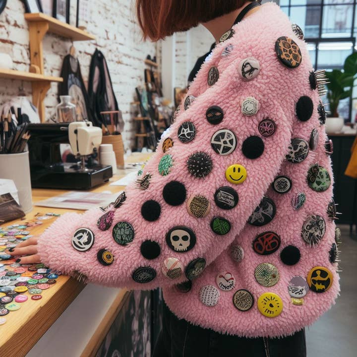 Pinbax Express - Vendita all'ingrosso Spilla da bavero - Set di 8 spille Buffy the Vampire Slayer da 25 mm - Serie TV anni '902