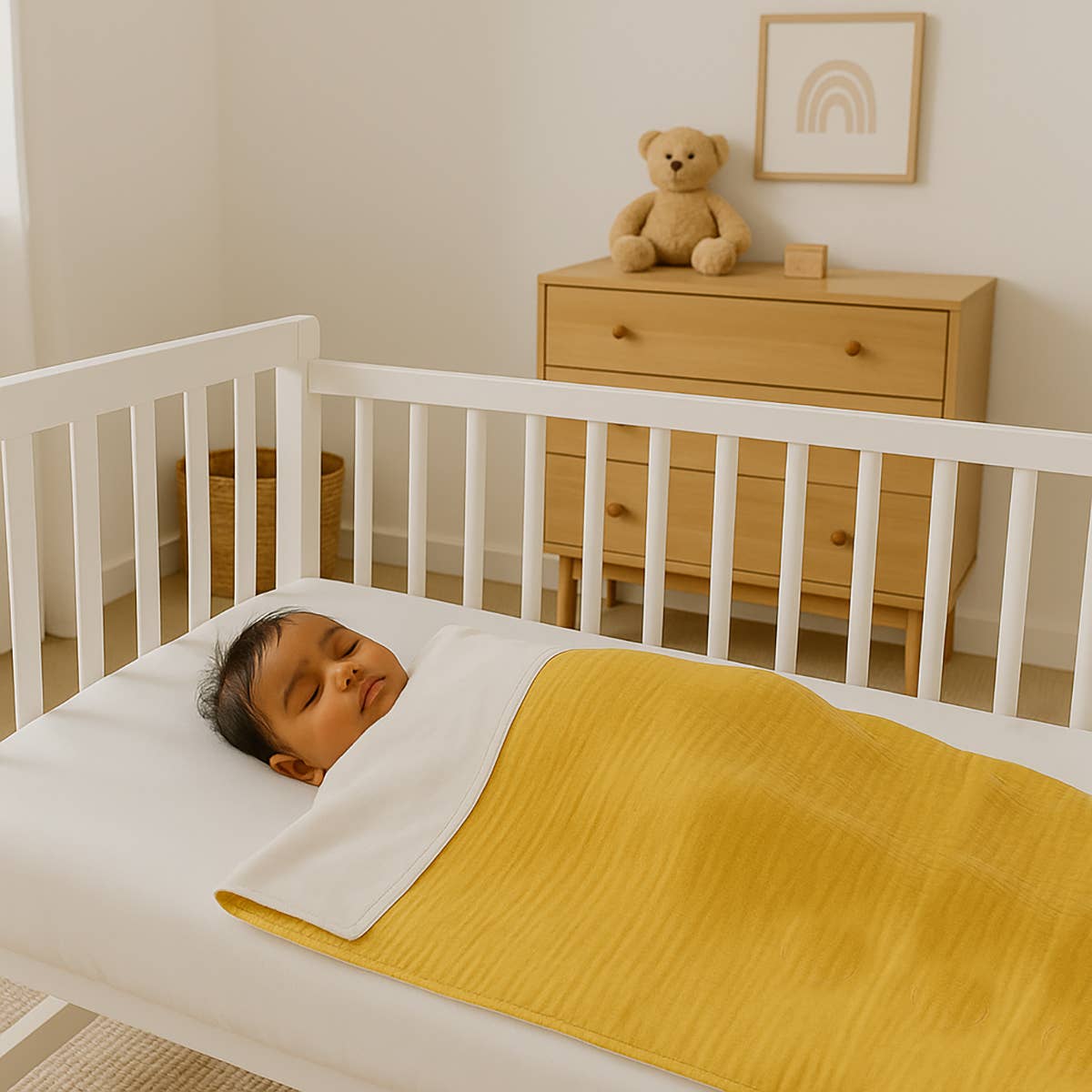 PAPATE - Wholesale Bedding Blanket - Kids & Baby - Organic Cotton Fleece Blanket -  Honey3