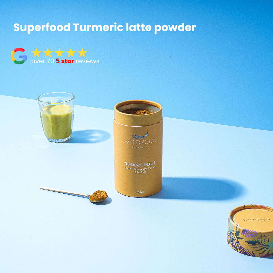 Wild Chai – wholesale Powdered health drink – Turmeric Shakti - Turmeric latte | 1kg | Loved by Vogue & GQ1