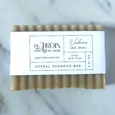 Du Jardin Beauty - Wholesale Shampoo Puck/Solid Shampoo - Volume & Shine SLS-Free Shampoo Bar0