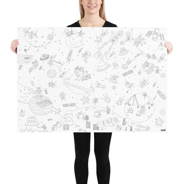 KANO editions - Wholesale Coloring & Activity Book - Kids & Baby - Space Kittens6