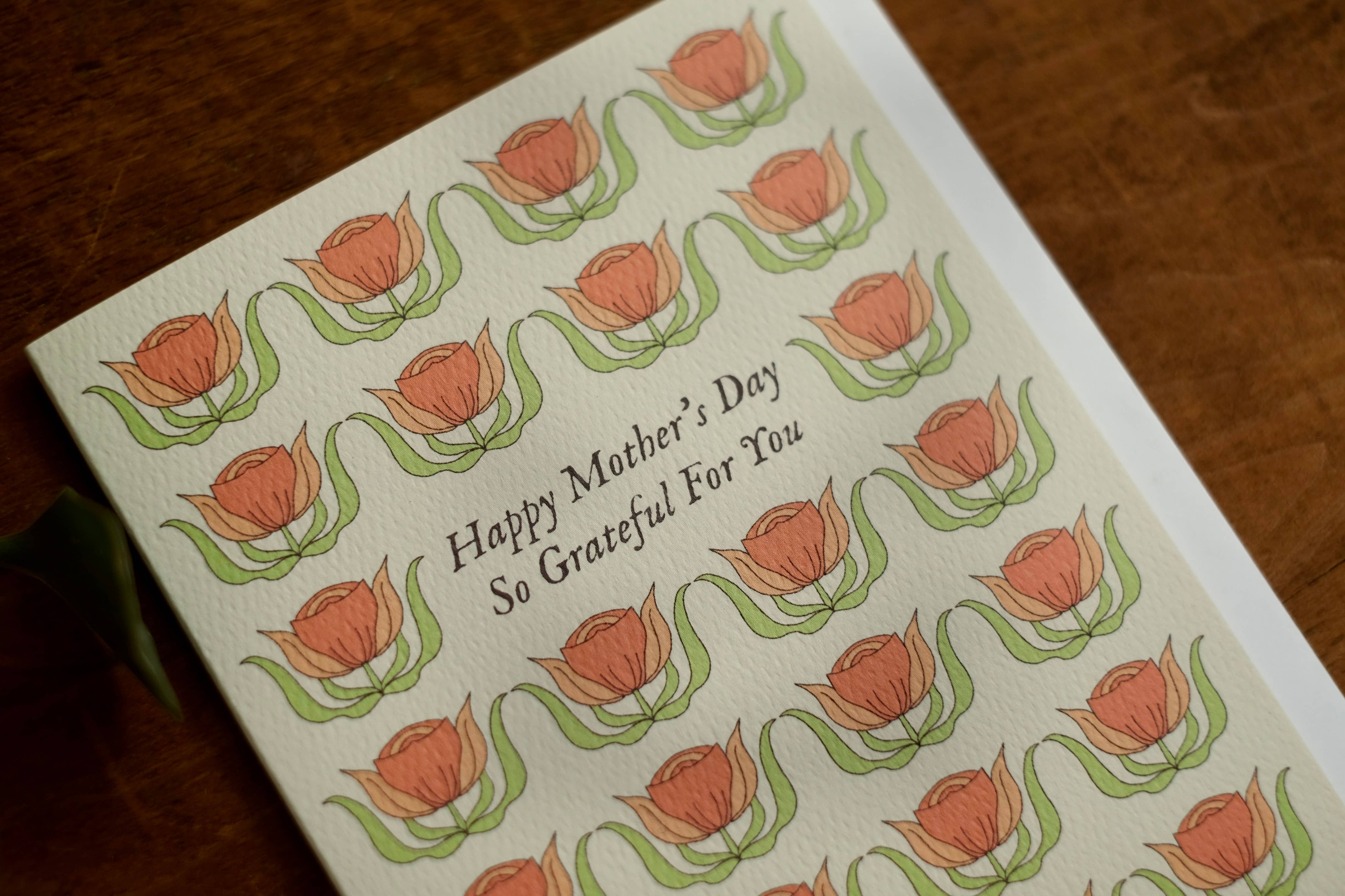 annalisa v. sawtell - Wholesale Mother's Day Card - Mother's Day | Tulips | Botanical Greeting Card | A22