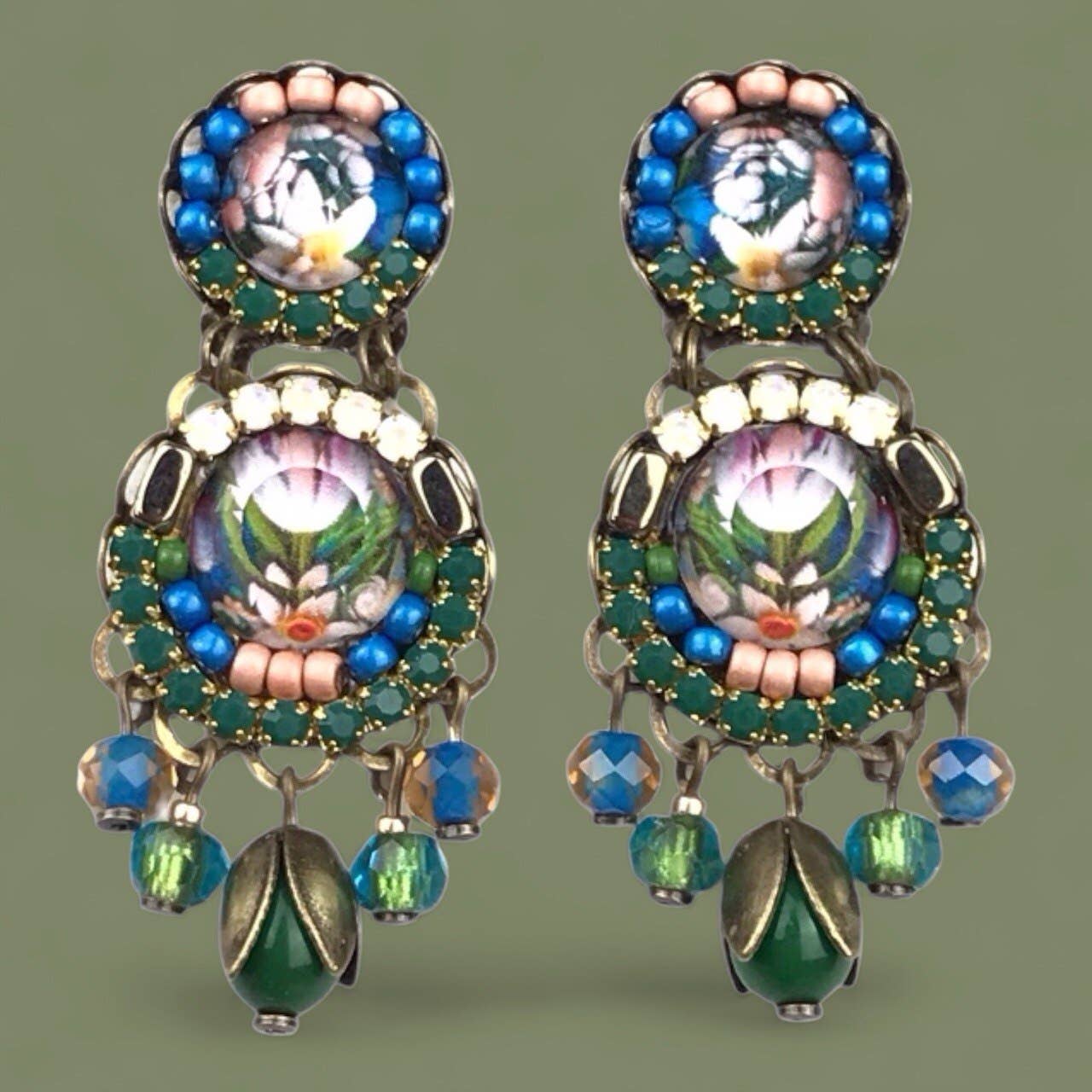 melizijewelry - Vendita all'ingrosso Orecchini pendenti - Orecchini di cristalli Forestier4