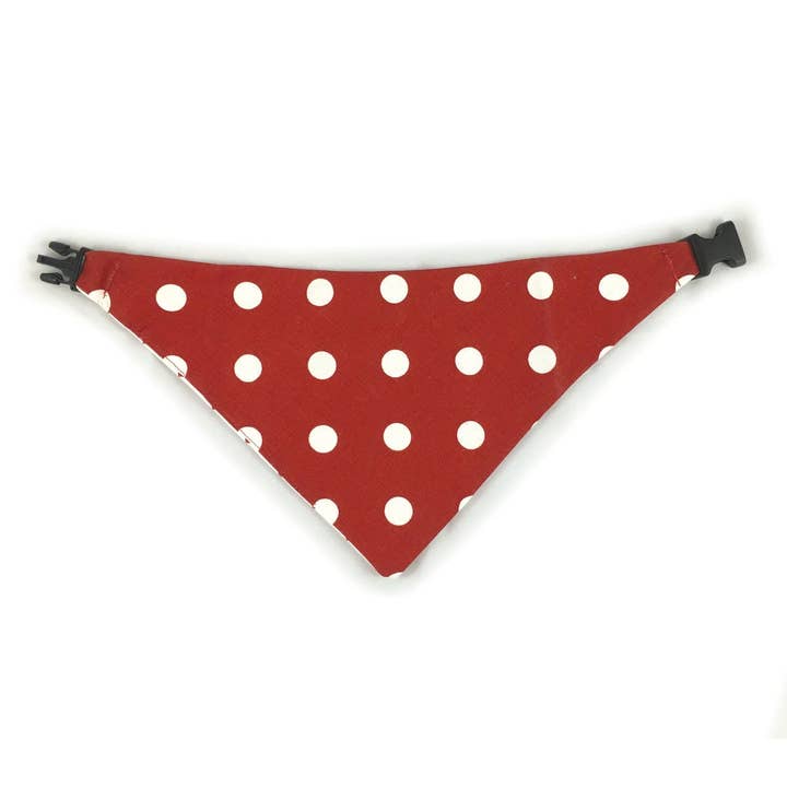Uptown Pups - Wholesale Pet Bandana - Dog - Uptown Pups Reversible Bandana - Red2