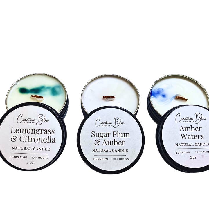 Creative Bliss Candle Bar - Vendita all'ingrosso Candele da viaggio - Latta per candele da viaggio