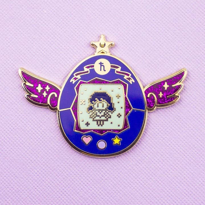 Magisk Saturn Husdjur Emaljpin för wholesale av Floating Forest Studio