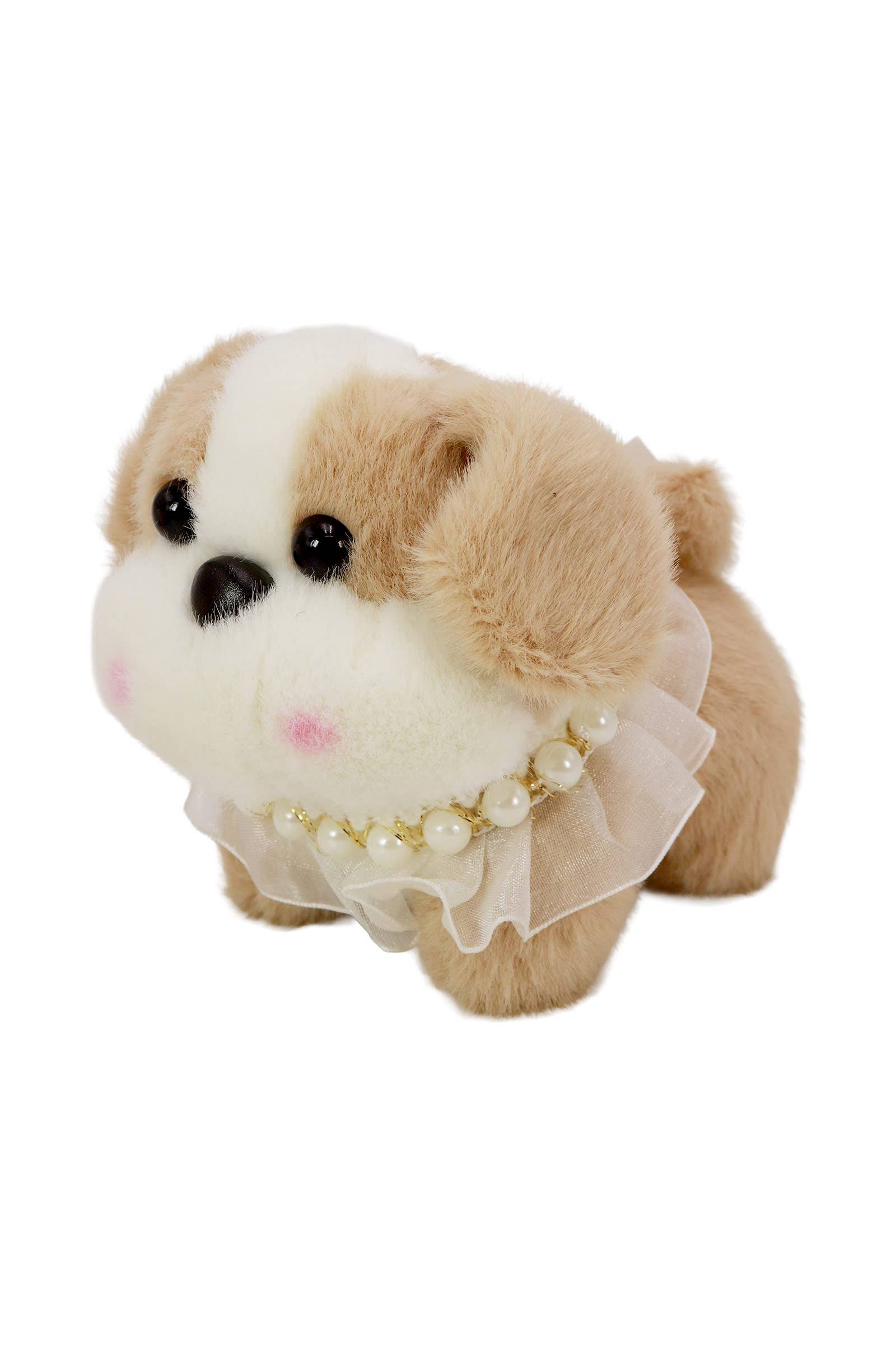 ASSORTED Posh Cute Puppy Dog Fuzzy Stuffed Key Chain for wholesale on Faire7