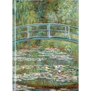 Texas Bookman - Venta al por mayor Diario/agenda - Claude Monet: Puente sobre un estanque de nenúfares Diario