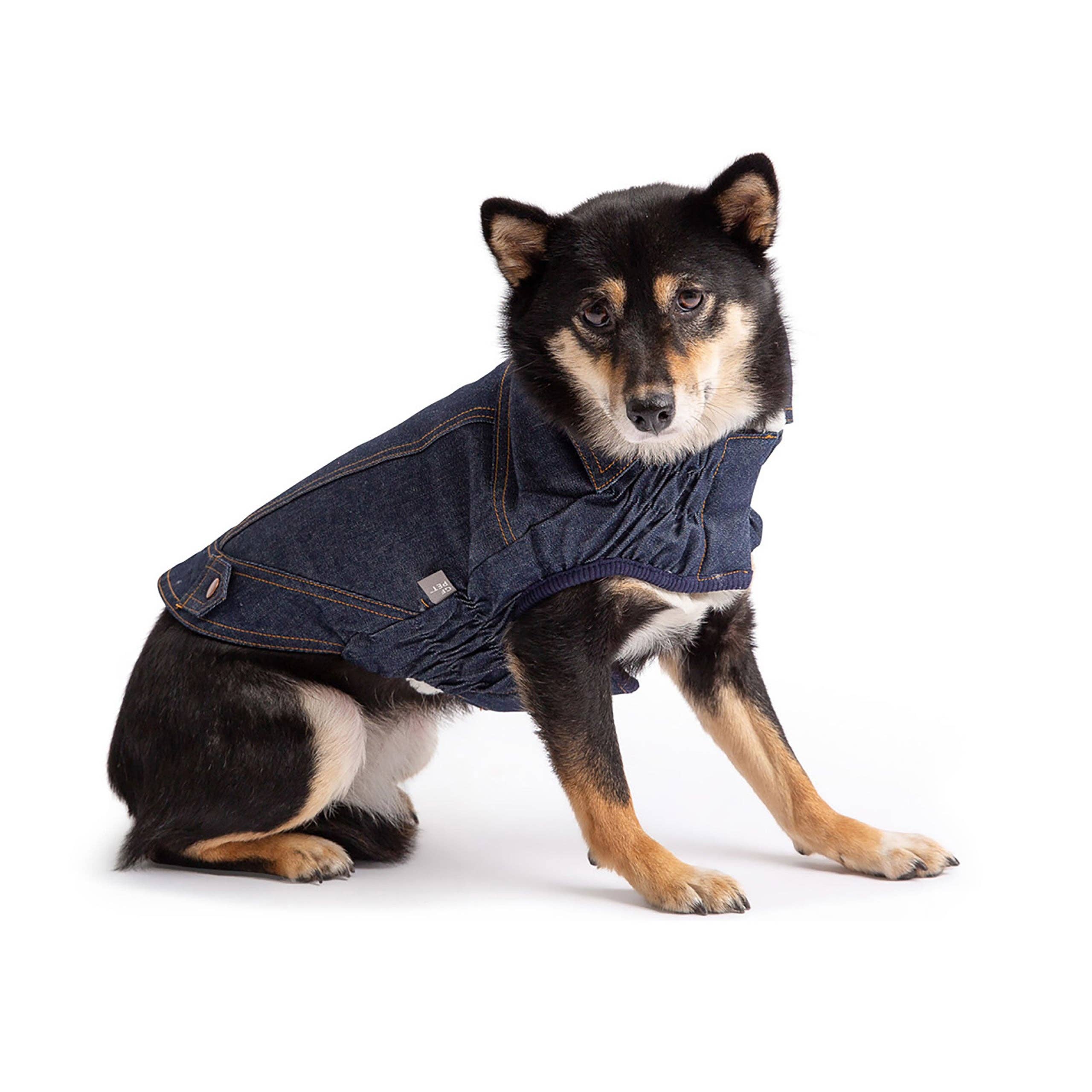 GF Pet - Wholesale Pet Jacket - Dog - Denim Jacket - Denim Blue1
