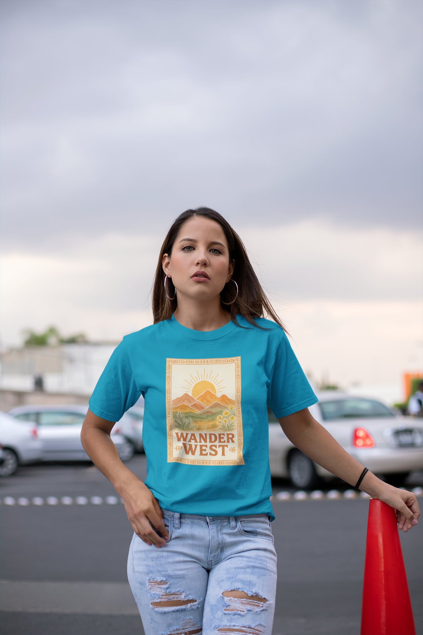 The Painted Sagebrush - Wholesale Shirt - Women's - Wander West – Adventure & Western Spirit Graphic Tshirt6
