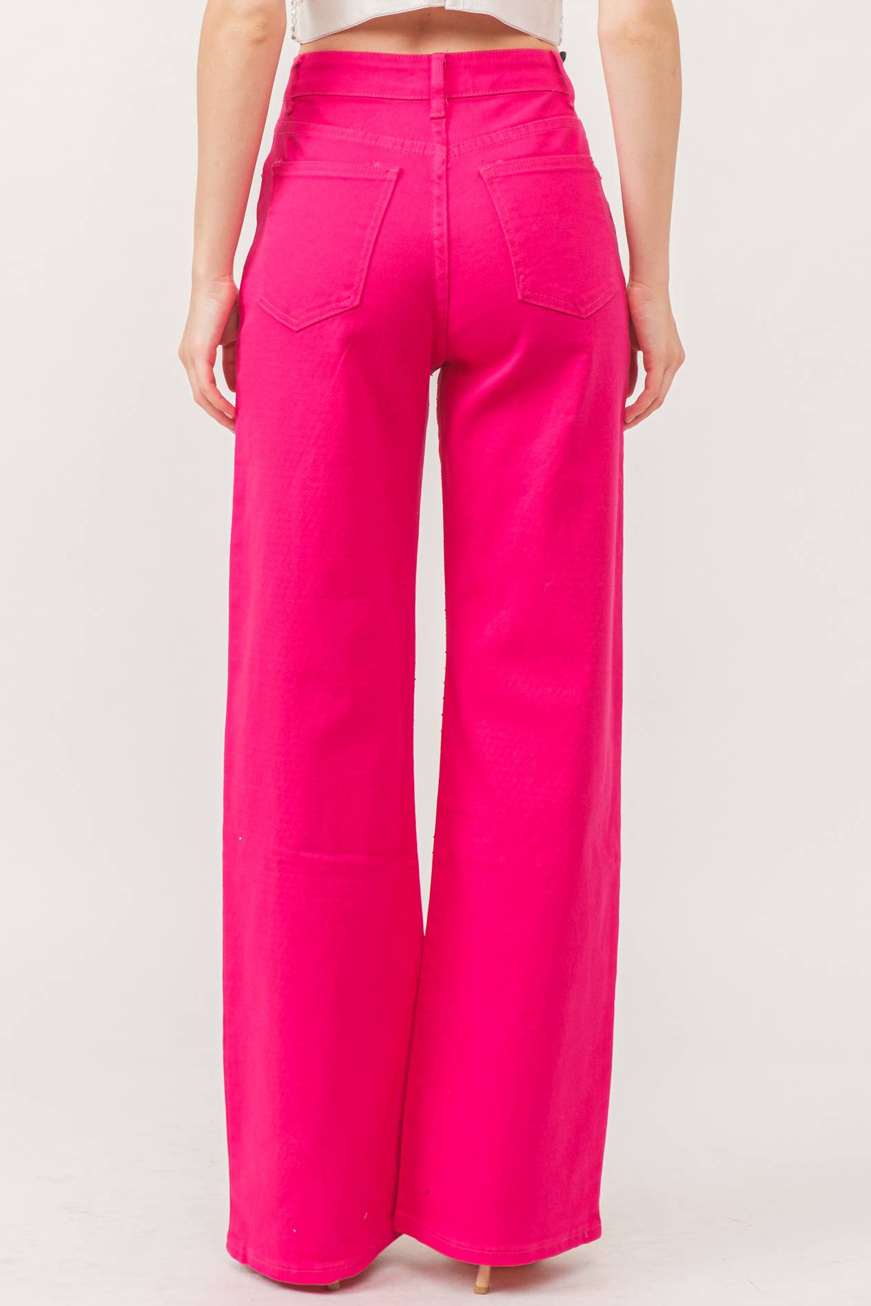 KIWI - Wholesale Jeans - Dames - IP2847 - Stretch spijkerbroek met hotfix strass-steentjes4