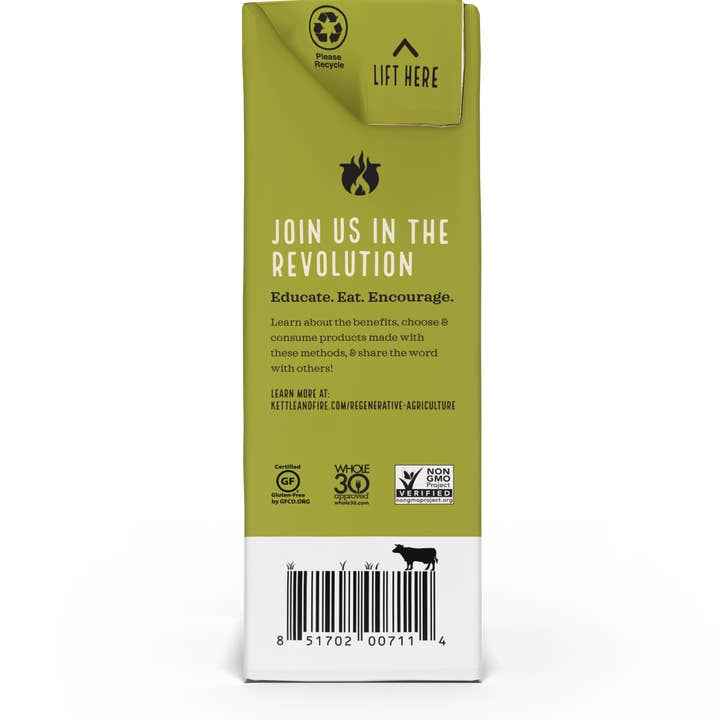 Kettle & Fire - Wholesale Broth - Regenerative Beef Bone Broth 16.9oz4