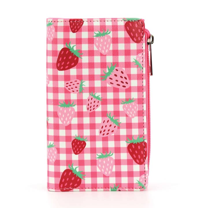 Strawberry Gingham Wallet for wholesale by COMECO INC