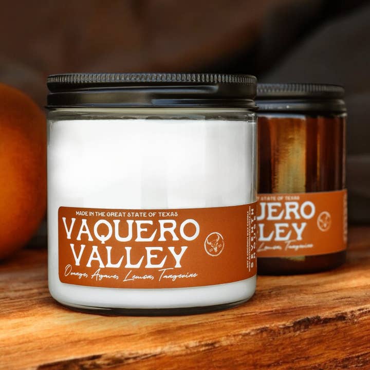 Seventh House Candle - Wholesale Jar/Filled Candle - VAQUERO VALLEY - Fresh Citrus & Agave Candle2