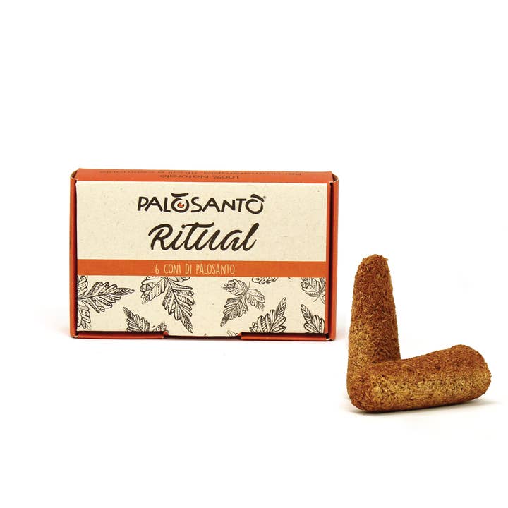 Palo Santo Cones from Ecuador - Ritual - 6 Cones for wholesale by Herborea srl
