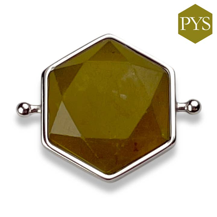 Peridot Hexagon Crystal Element – PYS Collection for wholesale by CONQUERing