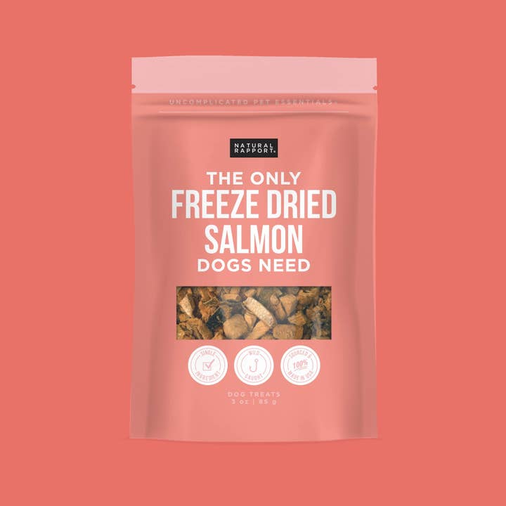 Natural Rapport - Wholesale Pet Treats - Dog - The Only Freeze Dried Salmon Dogs Need