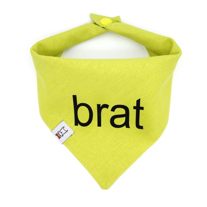 Brat Dog Bandana for wholesale by Winthrop Clothing Co.