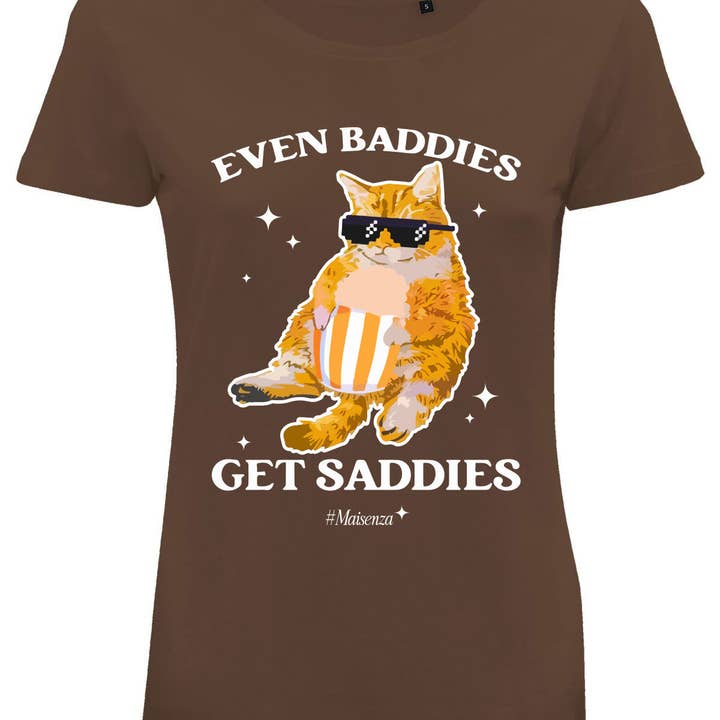 Tryckt T-shirt Dam - Även tuffa tjejer blir ledsna för wholesale av #MAISENZA