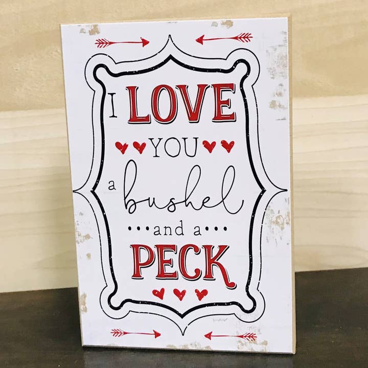 JP6952 Ti amo Block per la vendita all'ingrosso da parte di JanMichaels Art & Home