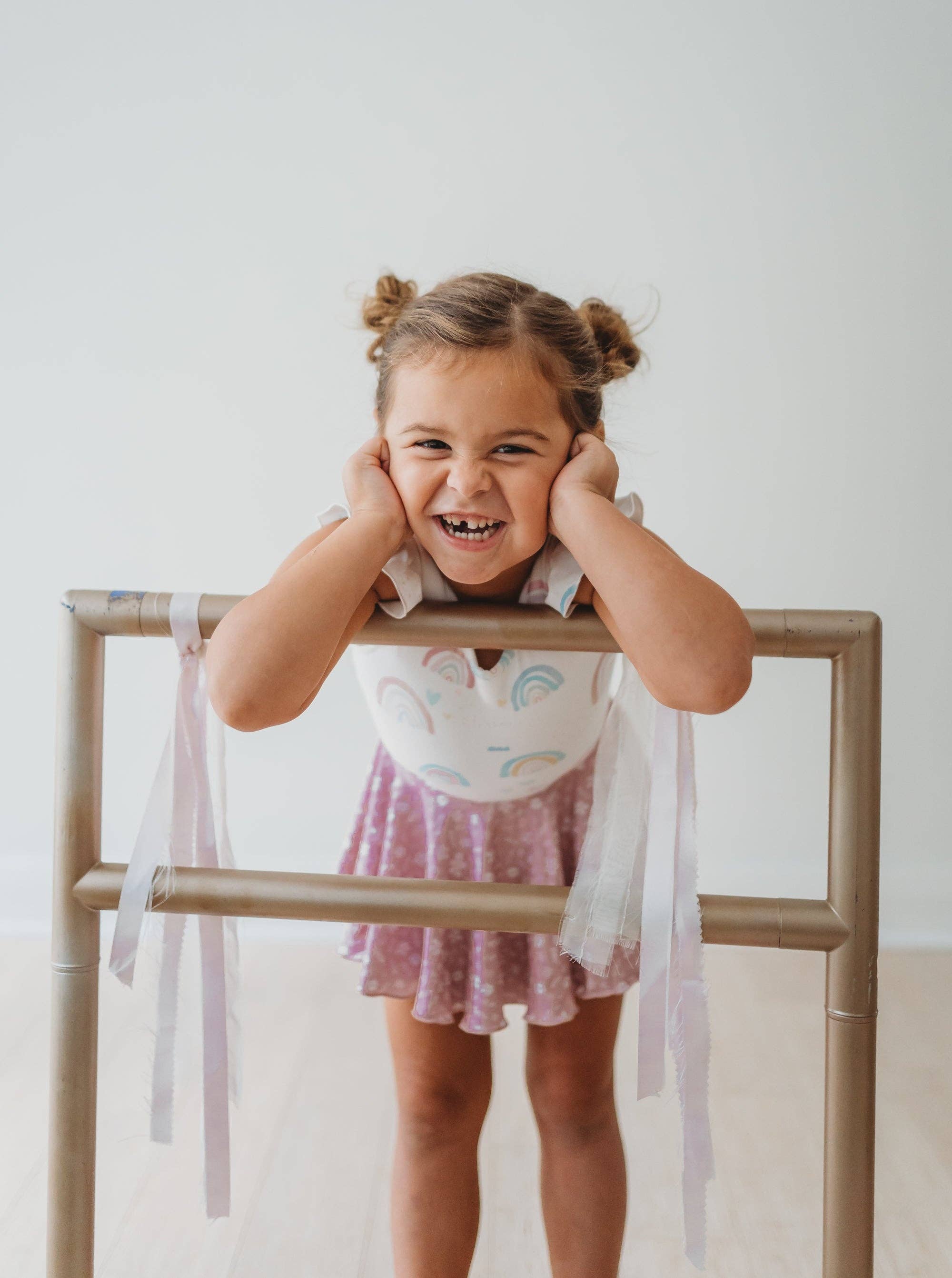 Cheeky Plum – Engroshandel Leotard - Børn – Farrah Leotard - Over regnbuen2