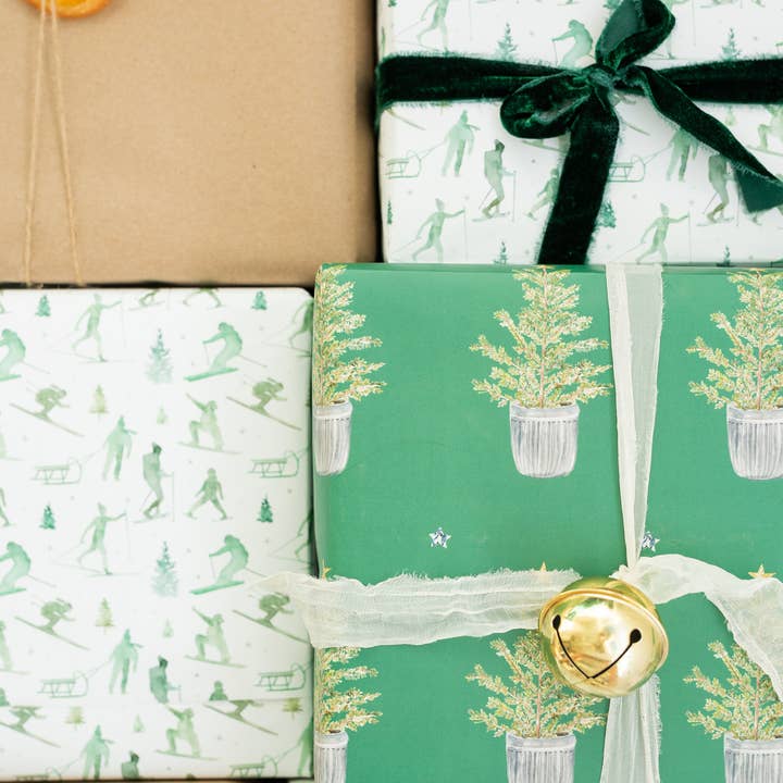 Lana's Shop - Wholesale Wrapping Paper Roll - Winter Vacation Gift Wrap Roll4