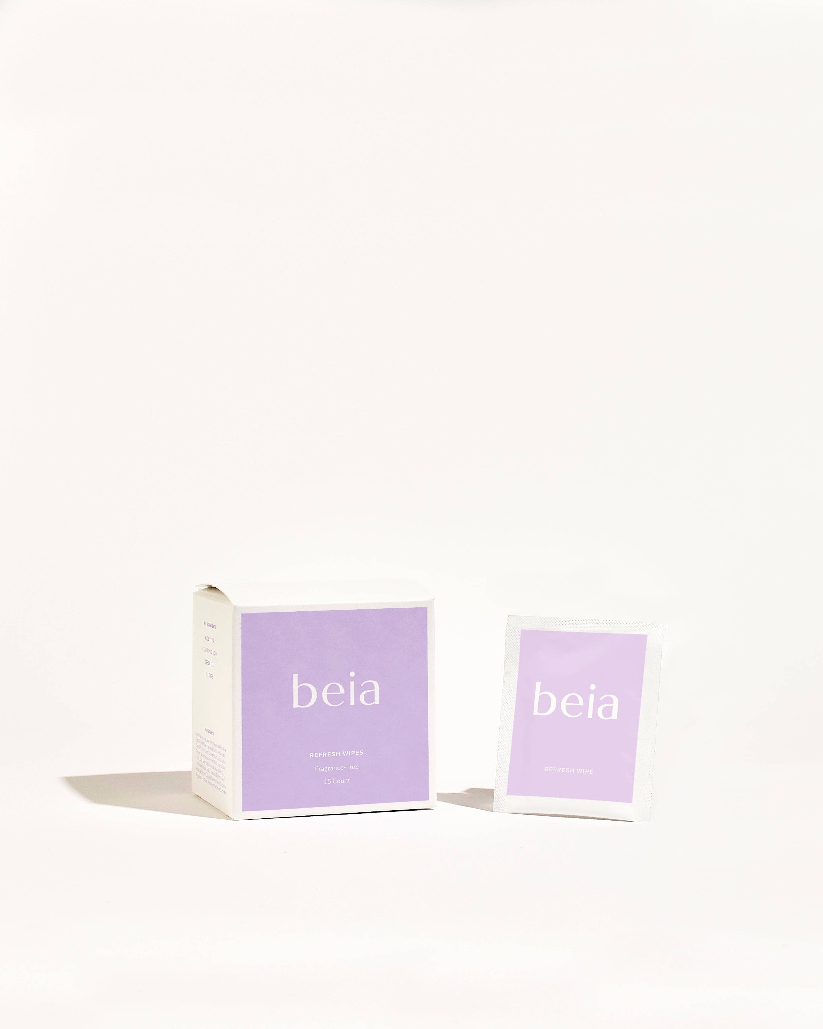 Beia Beauty – wholesale Face & body wipes – Refresh Wipes0