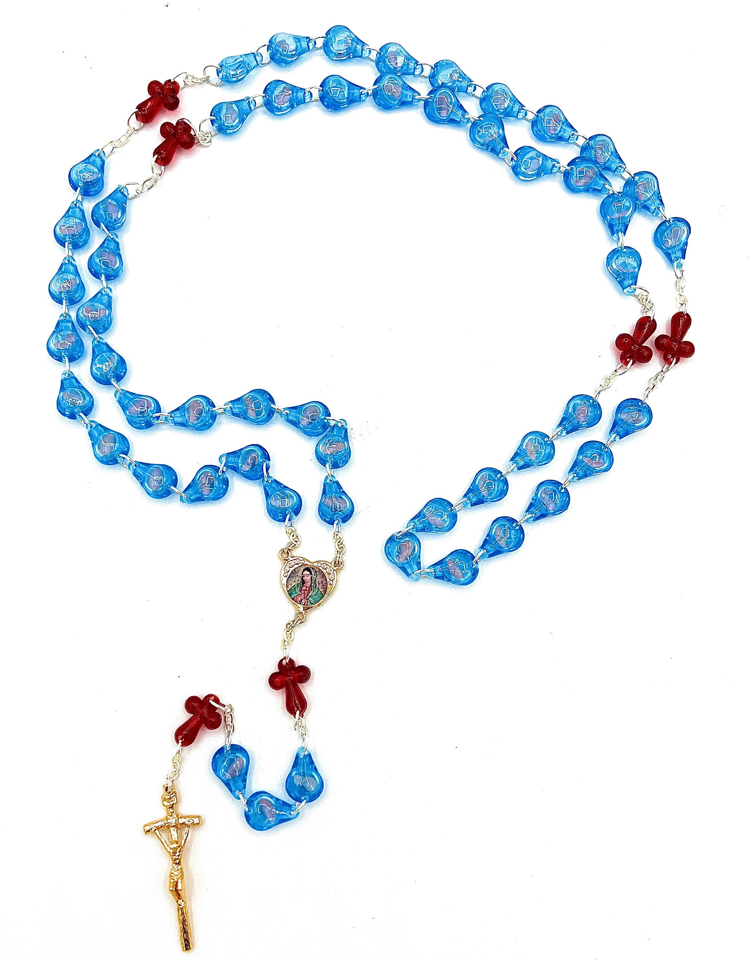 Costa Articoli Religiosi - Wholesale Prayer Beads Necklace - Rosario is the crown of unborn children. Grains 13X10 mm.0