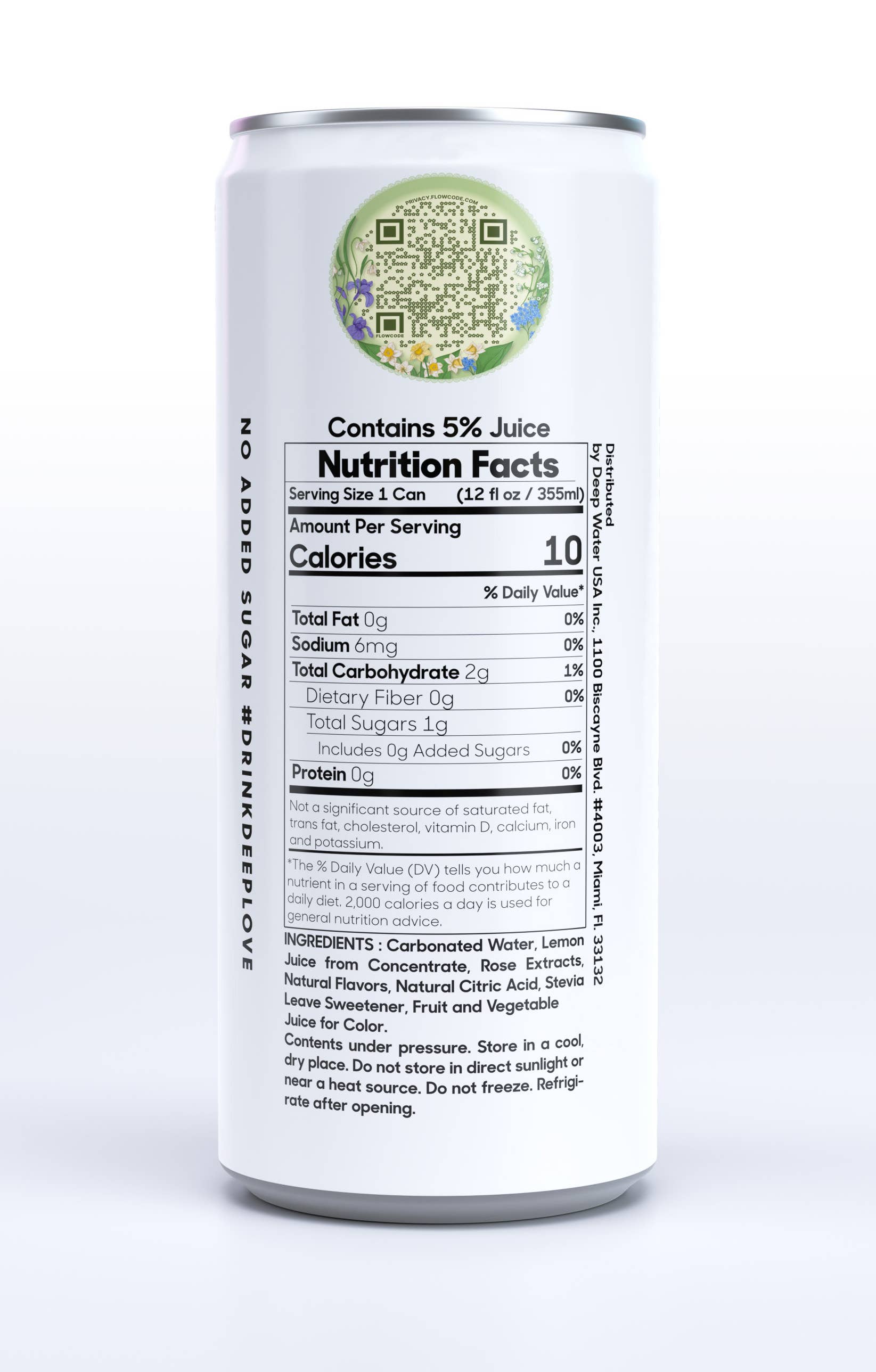 Deep Water USA Inc. "Maker of Floral Beverages" - Wholesale Soda/Carbonated Drink - Deep Love -Floral Lemonades- No Added Sugar + All-Natural-6