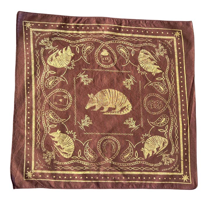 Velvet Outlaw - Wholesale Bandana - Unisex - Armadillo Cotton Bandana - Multiple Colors10