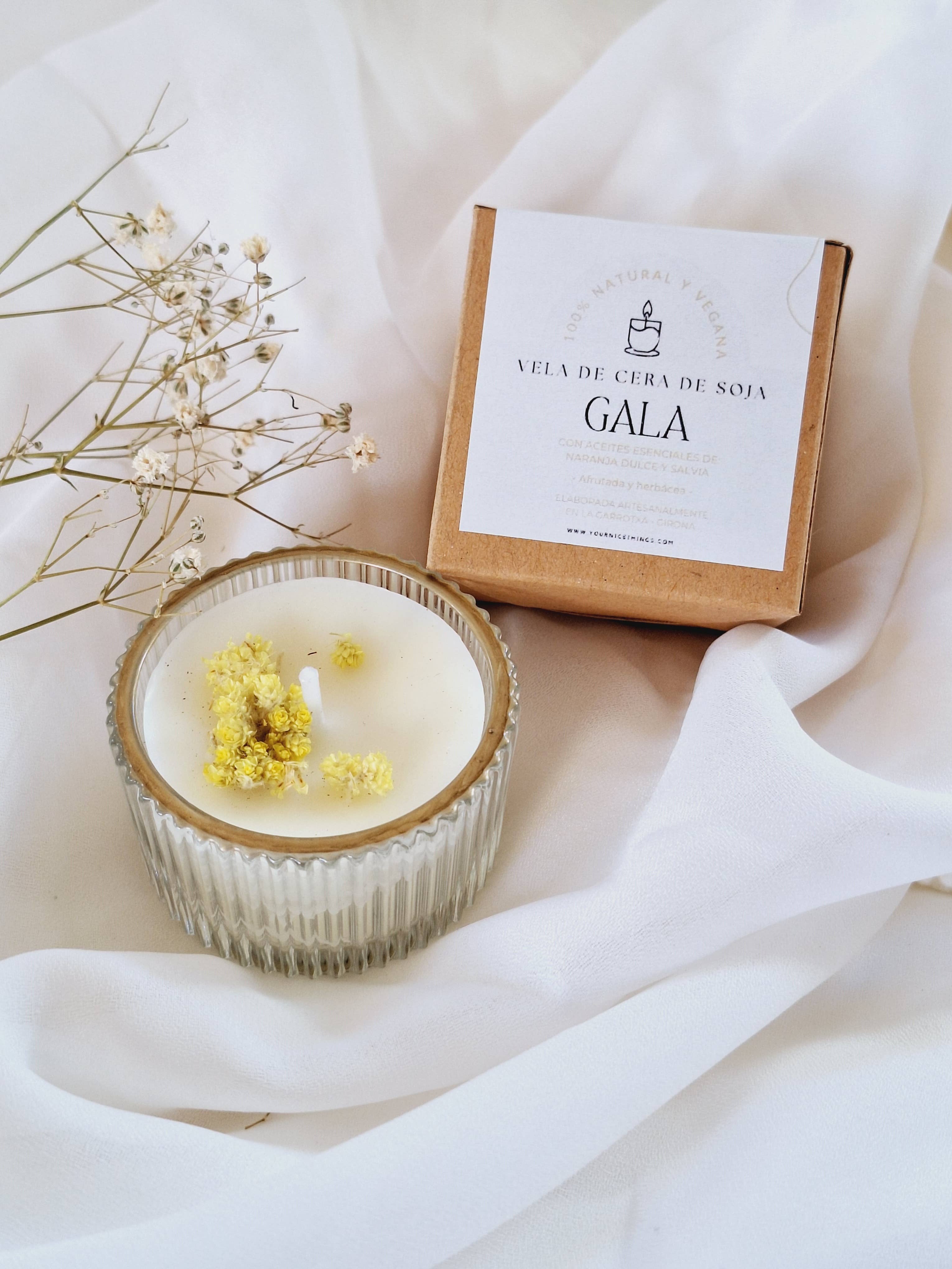 Your Nice Things - Candles - - Wholesale Jar/Filled Candle - Soy candle in glass jar (mini) sweet orange and sage2