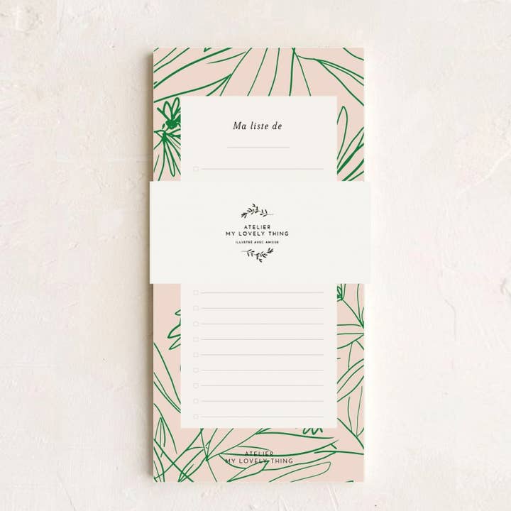 Bloc-notes « Foliage » pour la vente par MY LOVELY THING