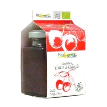 EXTRA CHERRY JAM 220 g for wholesale by BIOSOLIDALE