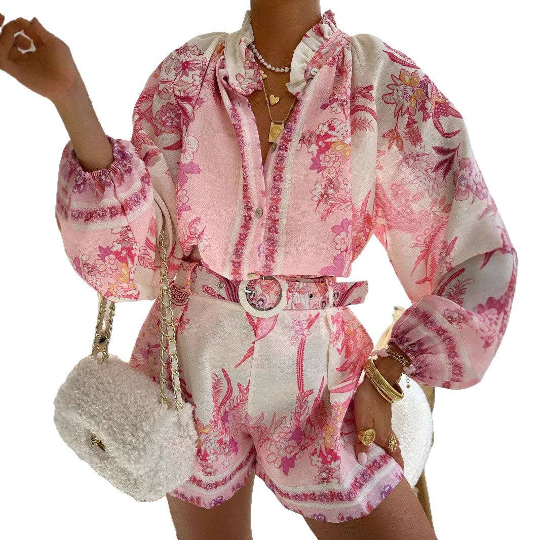 Marayn – wholesale Top & short set (NOT loungewear) – Women’s – 2025 NEW Chic Global Style Linen Sets Shorts  Shirts8