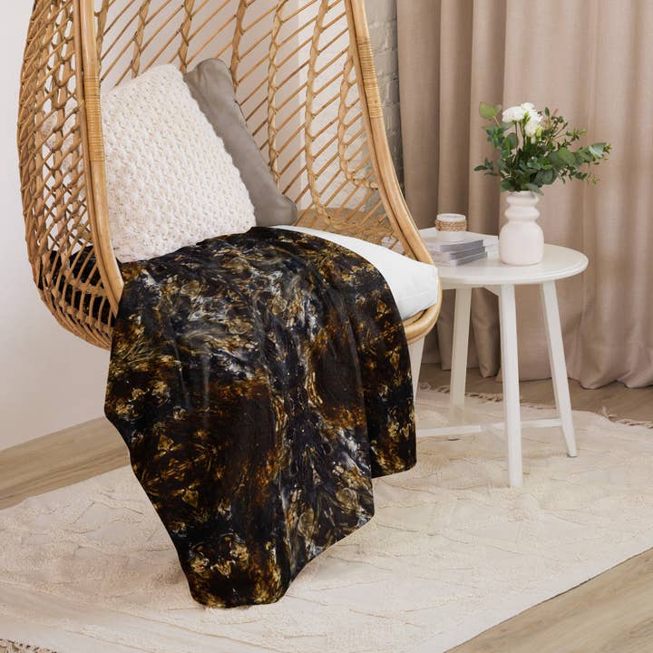 Ember Sherpa Blanket for wholesale by Jessica Morrison Fine Art & Design