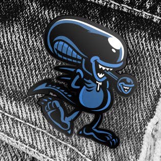 Pino Esmalte Xenomorfo Estilo Vintage por atacado de Harebrained!