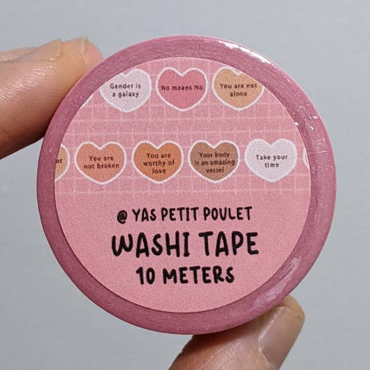 Love Notes | Washi Tape for wholesale by Yas Petit Poulet