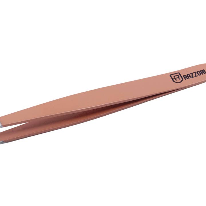 Slant Tweezers #01 - Dark Salmon for wholesale by Razzori