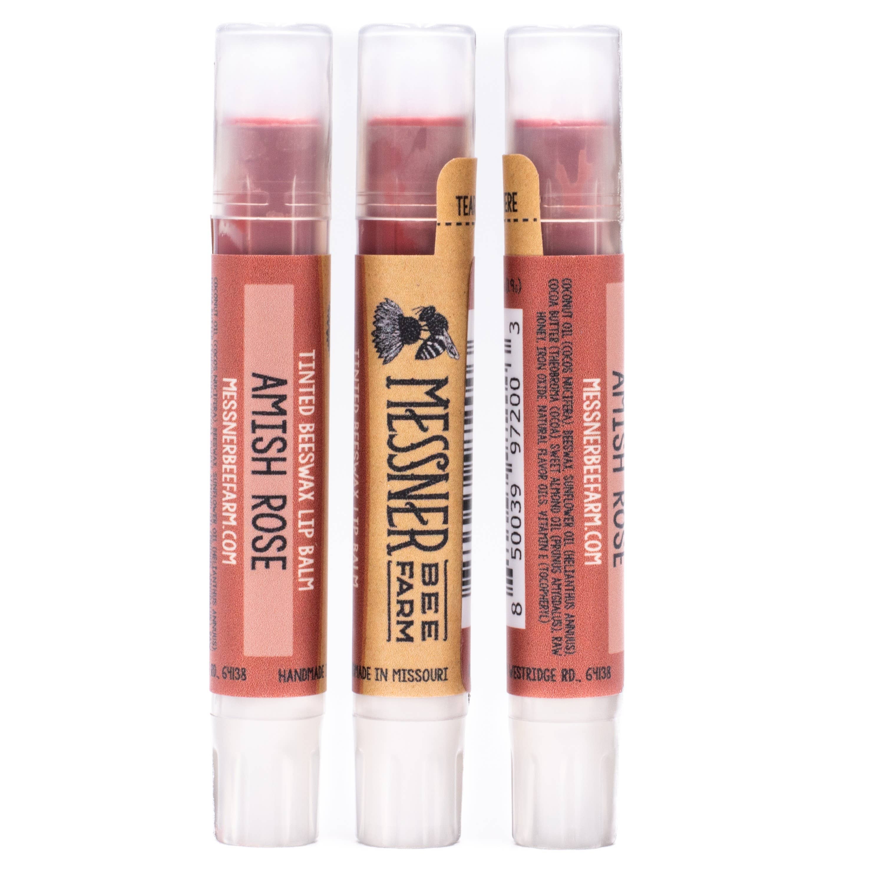 Messner Bee Farm - Wholesale Lip Balm - Amish Rose Tinted Lip Balm5