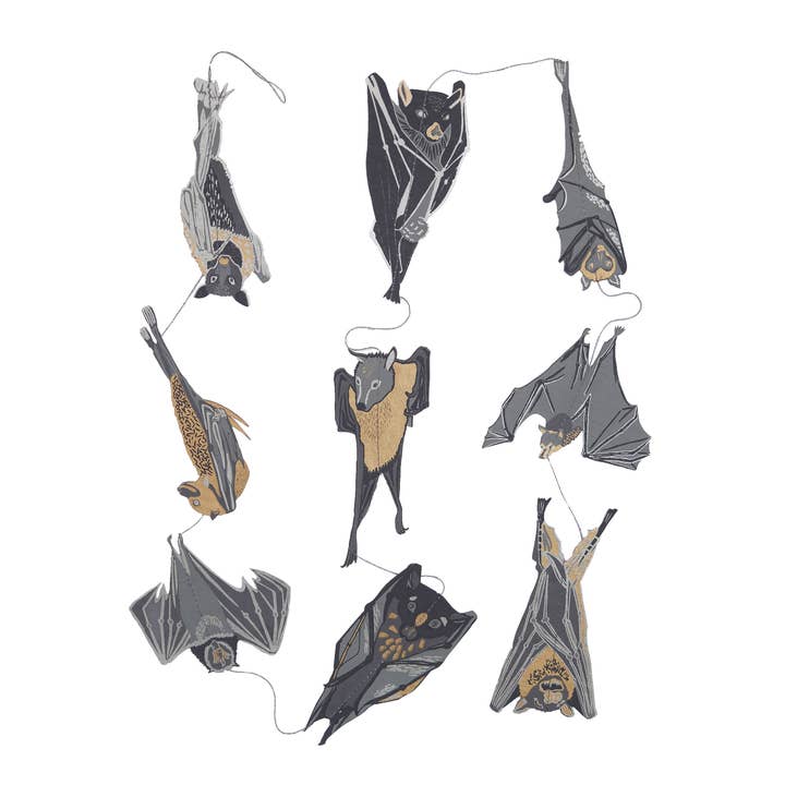 East End Press - Wholesale Bunting/Garland - Bats Vertical Wall Hanging6