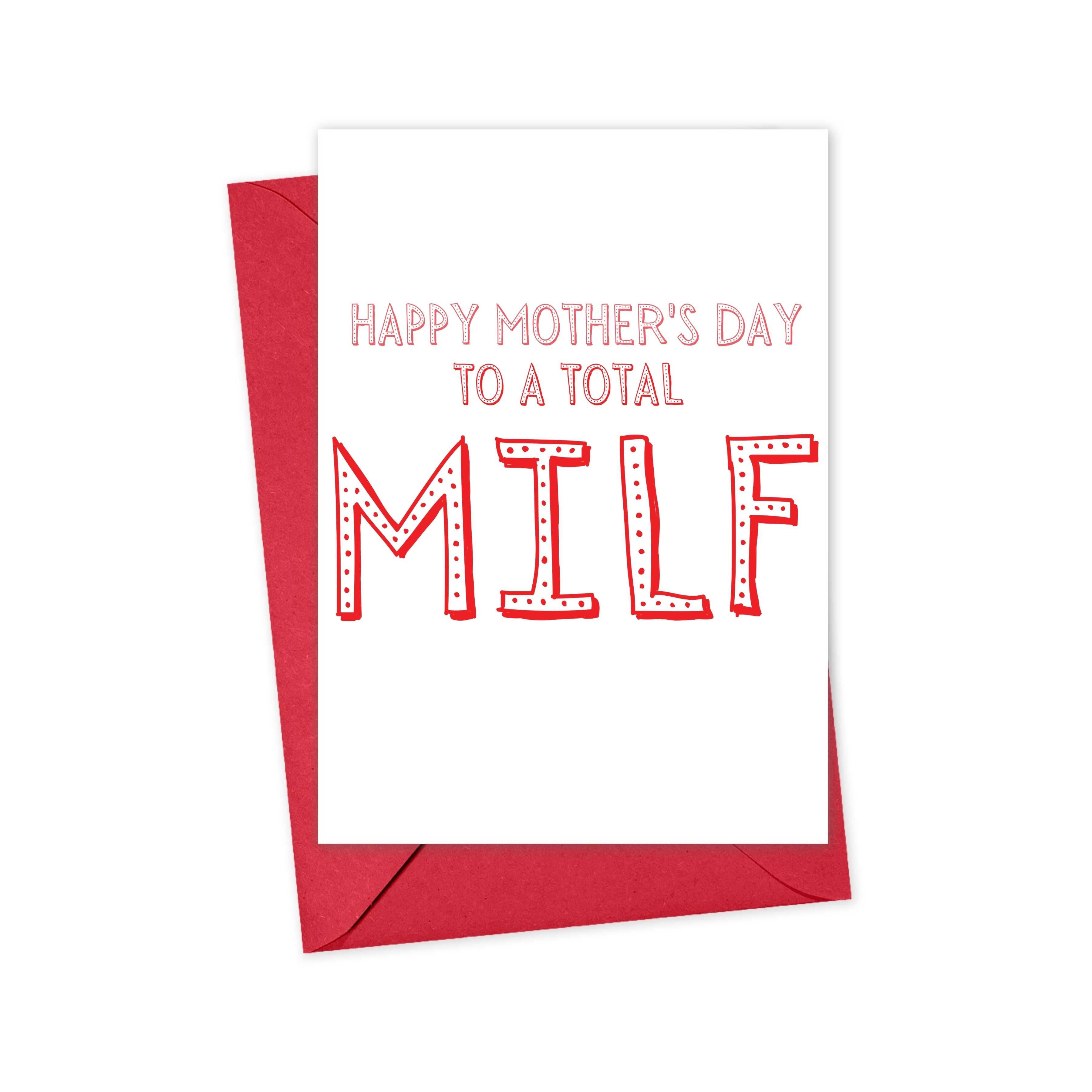 R is for Robo - Wholesale Mother's Day Card - MILF Funny Mothers Day Card for Wife Mother's Day Gifts Mom