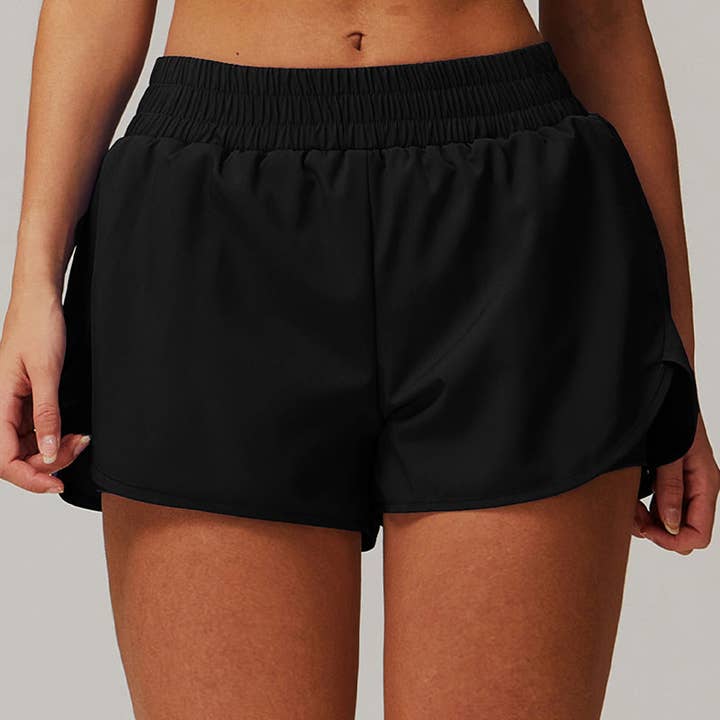 WONDERXFANS – wholesale Athletic shorts – Women's – POCKET QUICK-DRYING HIP-LIFTING RUNNING FITNESS YOGA SHORTS7