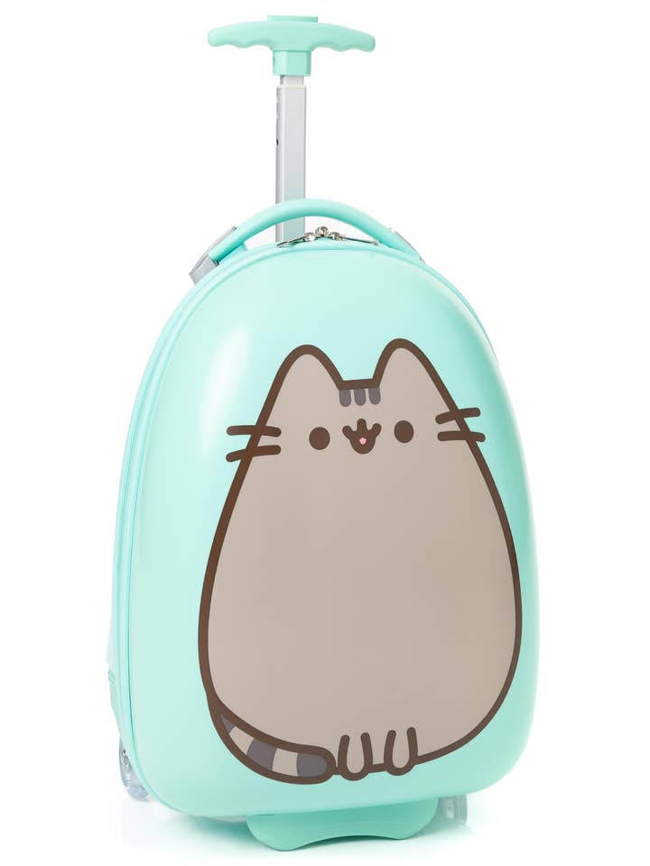 Pusheen Girls Green Small Suitcase (One Size) for wholesale by Vanilla Underground