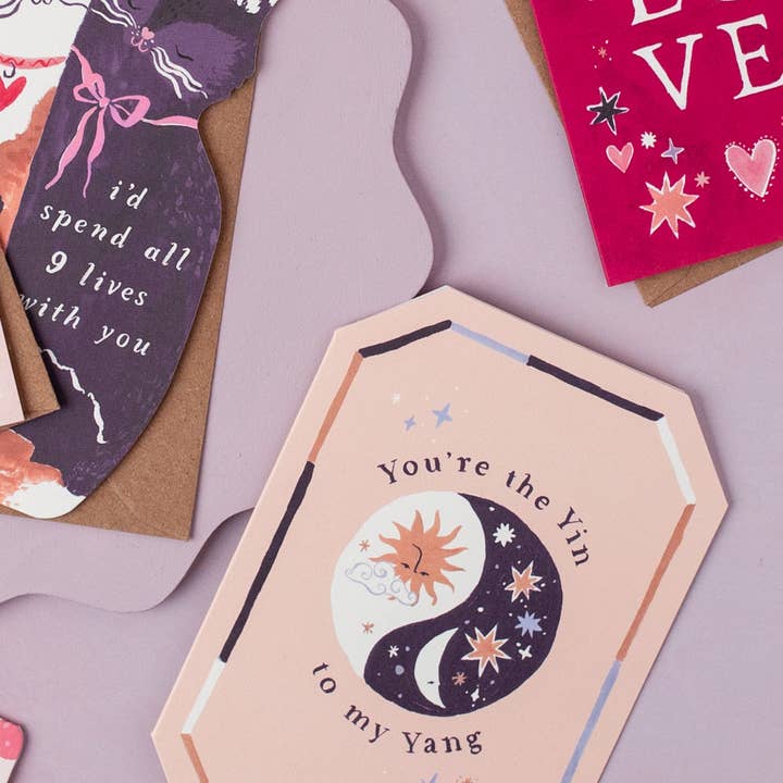 Sister Paper Co. - Wholesale Love Card - Yin Yang Card | Love Cards | Anniversary Greeting Cards5